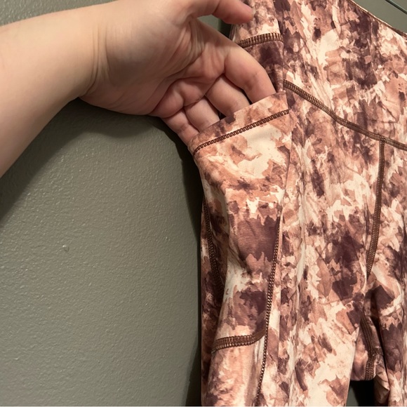 NWT Calvin Klein Sz XL Marble Compression High Waist 7/8 Tights Leggings! - Picture 5 of 13